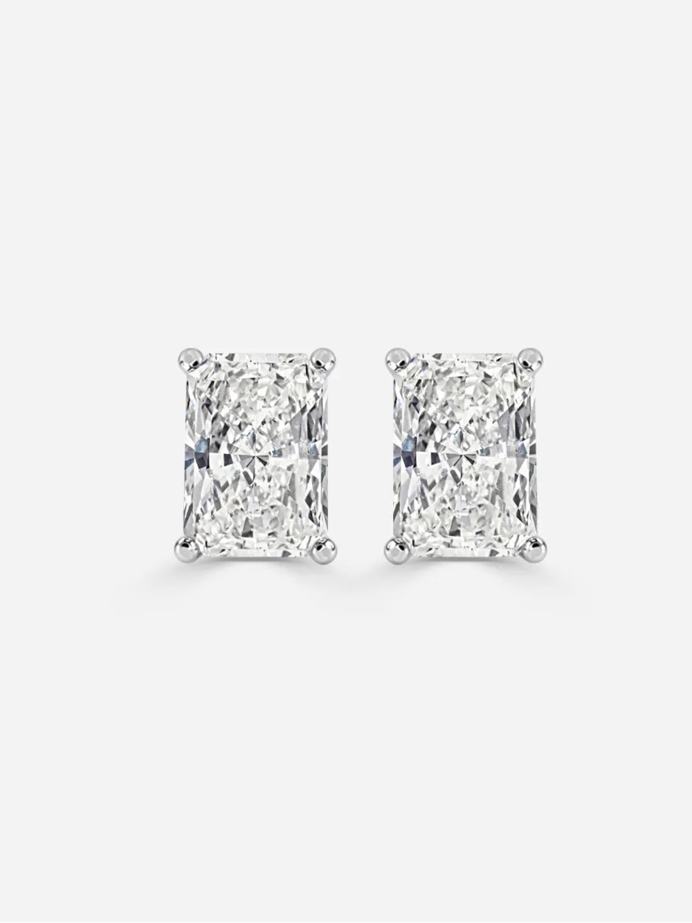 1.5ct Radiant Studs